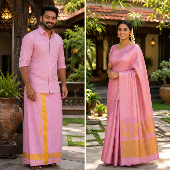 Blush Pink Couple Combo